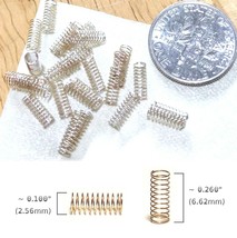 96 Newly Made HO Scale Slot Car TOMY Turbo Style Pick Up Shoe Springs .008&quot; BTO - £22.01 GBP