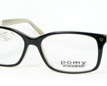 NEW POMY EYEWEAR 321 BLACK EYEGLASSES GLASSES PLASTIC FRAME 54-15-145mm - $17.82