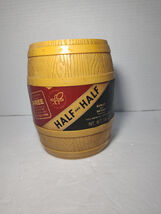 Vtg American Tobacco Half And Half Humidor 14 Oz 6.5 Inch Empty Plastic ... - $17.81