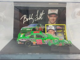 Bobby Labonte car #18 in plastic enclosed display with 2 cars &amp; card  SCFB3 - £4.71 GBP