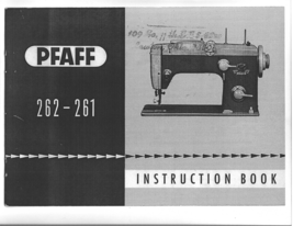 Pfaff 262-261 manual sewing machine Enlarged - $12.99