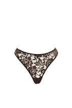 Agent Provocateur Womens Thongs Lace Floral Elegant Black Ap 4 - £71.32 GBP