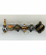 Animal Print Christmas Ornaments Lot Of 6 - $25.21