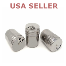 (3) PCS Stainless Steel Dredge Salt Sugar Spice Pepper Shaker Seasoning ... - $213.46 MXN