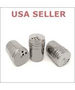 (3) PCS Stainless Steel Dredge Salt Sugar Spice Pepper Shaker Seasoning ... - $15.88 CAD