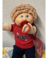 VTG Cabbage Patch Kid Boy With Pacifier Hong Kong Second Edition Wheat Hair - $394.35 CAD