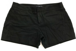 Gap Cotton Shorts Black Flat Zipper Front Casual size 0 Preppy - $8.57