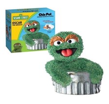 Chia Pet Handmade Decorative Planter Featuring Sesame Street’s Oscar the... - $37.99