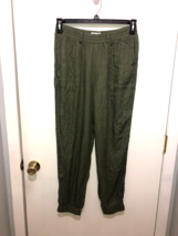 NWT Hollister SZ Medium Ultra High RIse Moss Green Pull On Joggers 100% ... - £12.65 GBP