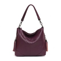 SC Fashion Leather Women Shoulder Bags Designer  Tassel Handbags Female Casual D - £78.35 GBP