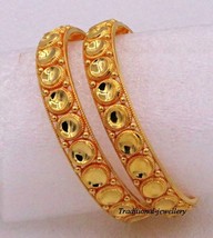 22K Yellow Gold Vintage Antique Tribal Handmade Bangle Wedding Bracelet BA36 - £3,954.48 GBP