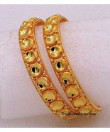 22K YELLOW GOLD VINTAGE ANTIQUE TRIBAL HANDMADE BANGLE WEDDING BRACELET ... - $6,789.82 CAD