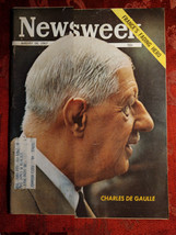 Newsweek August 28 1967 Aug 8/28/67 Charles De Gaulle - £5.16 GBP