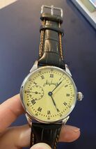 Vintage Soviet Mens watch "Molnija" 1980s, Mechanical USSR Wristwatch - $470.00