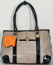 Marino Orlandi Italian Designer Croc Leather Swarowsky Large Handbag Totenwt - £278.15 GBP