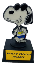 Peanuts Snoopy Trophy World&#39;s Greatest Swimmer Award 1970 Aviva - $52.79 CAD