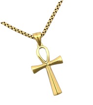 Collections Stainless Steel Egyptian Coptic Ankh Cross - $40.52