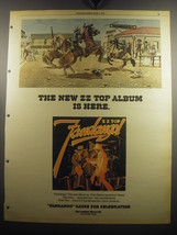 1975 ZZ Top Fandango Album Ad - The new ZZ Top Album is here - £14.78 GBP