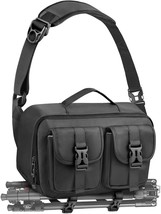 Camera Sling Bag,Slr/Dslr Camera Case With Tripod Holder,Waterproof, Black - $31.94