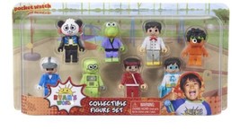 Ryan&#39;s World 8-Piece Mini Collectible Figure Set Ages 3+ Presents Christmas NIB - £17.14 GBP