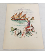 Italia SS Cristoforo Colombo ocean liner luncheon menu August 1963 - €17,15 EUR