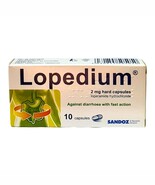 Lopedium 2 mg 10 capsules for diarrhea Sandoz - $27.42 CAD