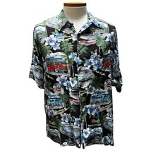 Reyn Spooner Chevrolet Men&#39;s Aloha Hawaiian Shirt Made In USA Size Large - $23.12
