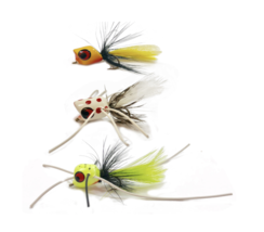 Betts Fancy Grade Poppers Fishing Lure, Fly Fishing, Pack of 3 Sizes, #P3 - £14.92 GBP