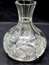 Antique American Brilliant Period Cut Crystal Water Wine Carafe Circa 1876-1914 - £41.88 GBP