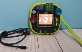 Leap Frog Rockit Twist Learning Game System Unit usb cable Green Tested Works - £14.85 GBP