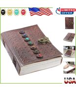 Eco-Friendly Leather Journal with 200 Pages - Ideal for Wiccan and Daily... - $812.19 MXN