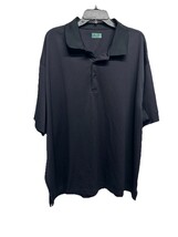 Ben Hogan Performance Black Polo Collared olf Athleisure Shirt Short Sle... - $18.78