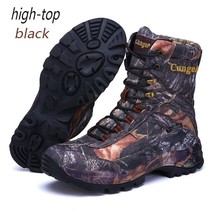 Couple Hight-Top Boots Hiking Combat Outdoor Camouflage Travel Waterproof Hard-W - £103.92 GBP