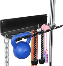 Gym Rack Organizer Home Gym Accessories Hanger Wall Mount Hooks for Olympic Barb - £48.70 GBP