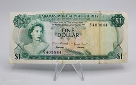 Bahamas Banknote 1 Dollar  1968 ND ~ P-27 Circulated - $4.94