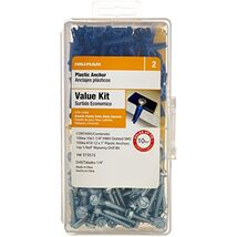 The Hillman Group 373515 Plastic Anchor Kit 10-12 Includes Screws and Dr... - €23,24 EUR