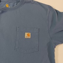 Carhartt 103178 445 Original Fit Men's Blue Cotton T-Shirt Short Sleeve Size M image 7