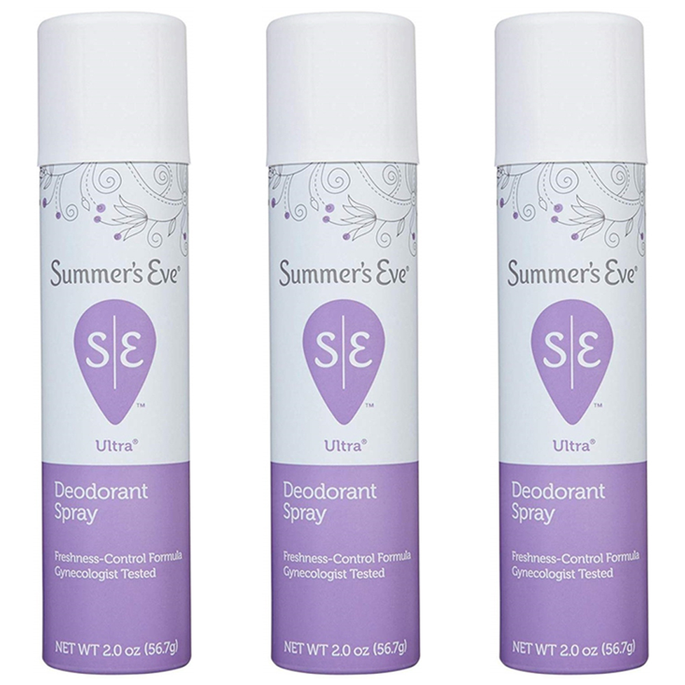NEW Summer's Eve Feminine Deodorant Spray Ultra Extra Strength 2 Ounces (3 Pack) - $19.81