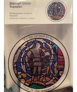 Stained Glass Transfer Hamlet Southwark Cathedral Souvenir Window Cling ... - $11.99