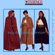 1990&#39;s Long Cape or Cloak Hood Option + Straight Midi Skirt Womens sz 12 14 16 G - £12.63 GBP