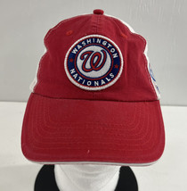 Washington Nationals Hat Cap Snap Back Adjustable Red White Miller Lite Adult P - £9.69 GBP