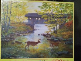 Puzzle Rock Creek Crossing 500 pc Jigsaw Puzzle New - £13.83 GBP
