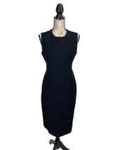 SPANX NWT The Perfect Fitted Ponte Dress in Classic Black Women&#39;s Smooth... - $69.30