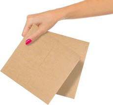 6x6 Rigid Stay Flat Kraft Cardboard Mailer w/ Tear Tab Brown 25 ct - £16.77 GBP