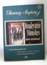 Dr. Bruderstien Vanishes  John Sherwood 1949 A Mercury Mystery  - £11.94 GBP