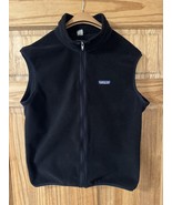 Vintage Patagonia Synchilla Fleece Vest PEF Black Mens Large Excellent M... - $51.68