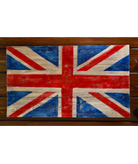 Rustic UK Flag Sign - £115.83 GBP