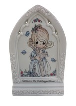 Precious Moments I Believe In The Old Rugged Cross Plaque Enesco Porcelain 1993 - £10.38 GBP