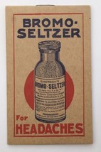 Bromo Seltzer for Headaches 1932 / 1933 Calendar Memo Notepad Vintage Ep... - £12.08 GBP