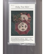 Thimbleberries  Pattern Holly Tree Skirt Christmas 42&quot; Dia - £3.98 GBP